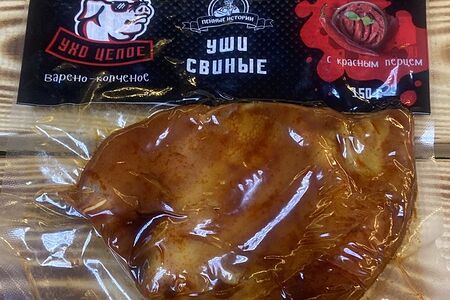 Уши свиные с красным перцем