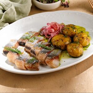 Сельдь с картофелем