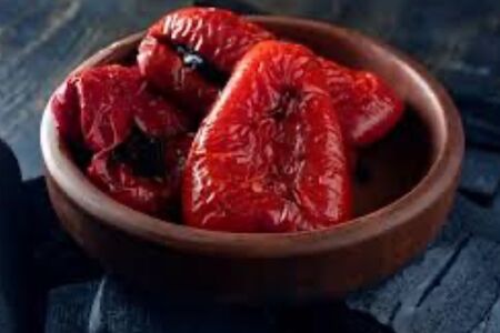 Перец болгарский на мангале