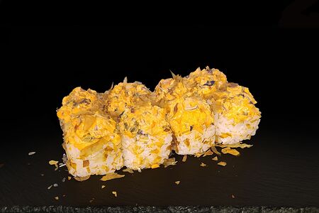 Фудзияма спайси с лососем и мидиями