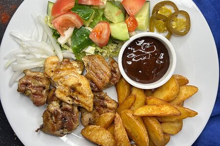 Шашлык из цыпленка гриль