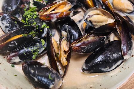 Соте из мидий  