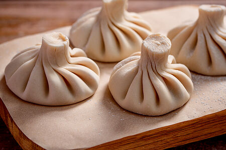 Хинкали с говядиной полуфабрикат