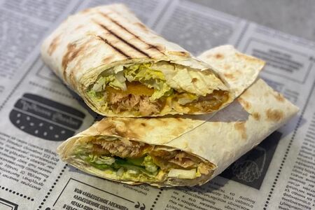 Шаурма с лососем