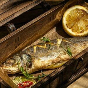 Сибас на гриле