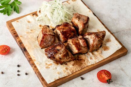 Шашлык из свиной шеи