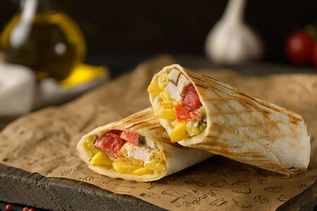 Шаурма Студенческая с сочным куриным шашлыком