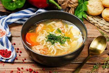 Куриная лапша