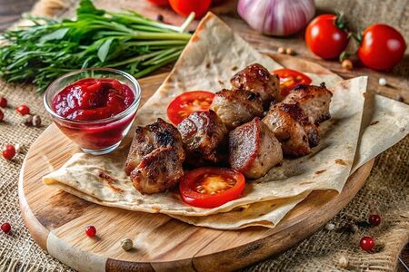 Шашлык из cвинoй шейки