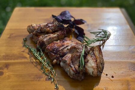 Свиные рёбрышки в лаваше