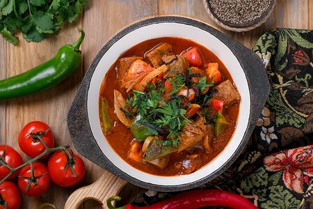 Чашушули с говядиной