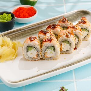 Ролл со спайси-креветкой