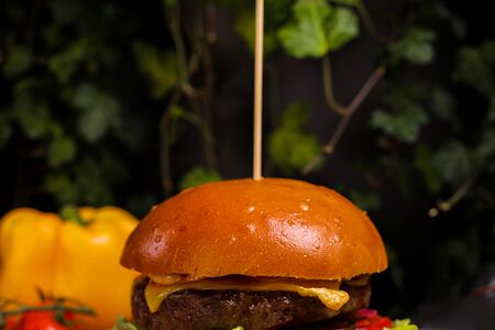 Бургер Камамбер с мраморной говядиной