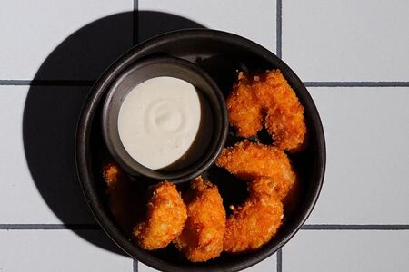 Тигровые креветки в панировке