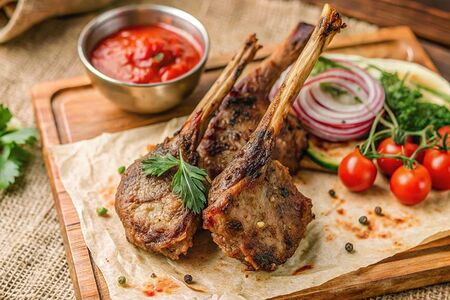 Шашлык из каре барашка