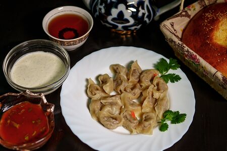 Суп с пельменями