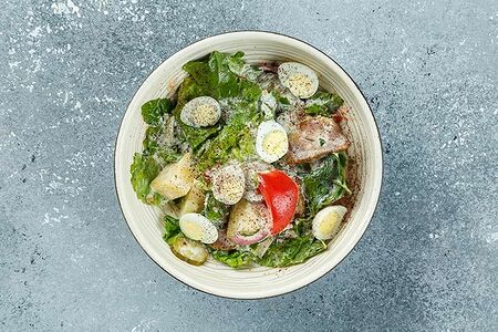 Салат Казбек с шашлыком