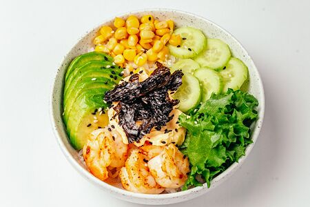 Боул с креветкой