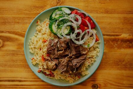 Узбекский плов с говядиной