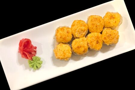 Запеченный с креветкой