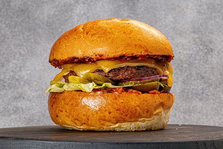 Римский бургер на углях