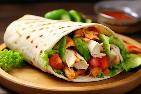 Шаурма мини с курицей