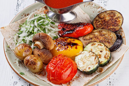 Ассорти овощей на мангале