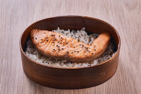 Семга с рисом