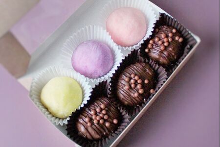 Набор десертов Моти и картошка