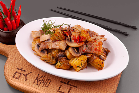 Картошка по -домашнему с говядиной