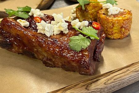 Ребра Вишня-барбекю