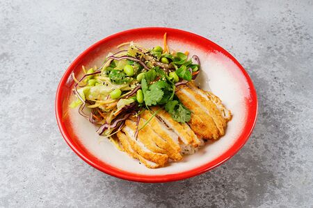 Салат Кацу с рисом