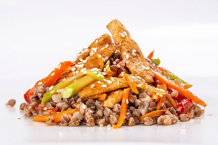 Гречка в азиатском стиле