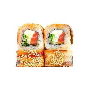 Канада с лососем и угрем мини-порция