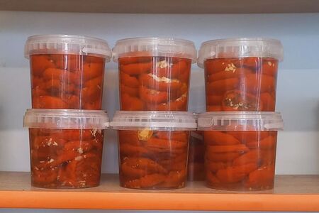 Вяленые домашние томаты 