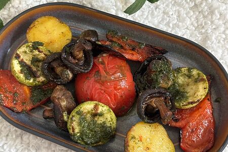 Овощи на мангале 