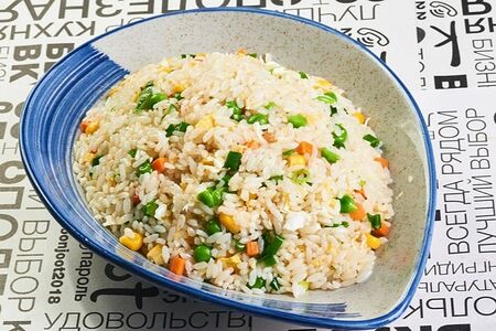 Рис с овощами мини