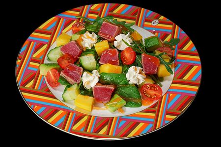 Экзотический микс с тунцом