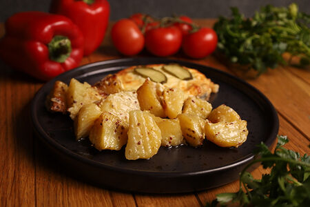 Картофель запеченный в горчице