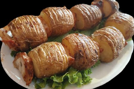 Картофель с курдюком