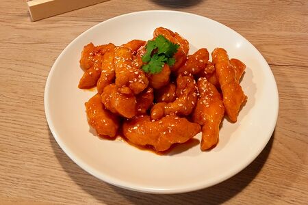 Курица в кисло-сладком соусе