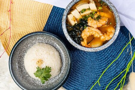 Мисо с креветкой