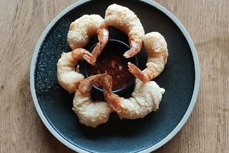 Креветки темпура