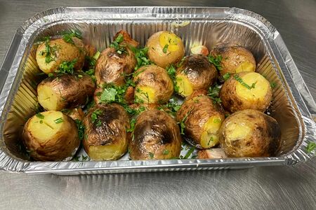 Картофель на мангале