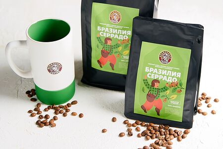 Зерновой Кофе Бразилия Серрадо