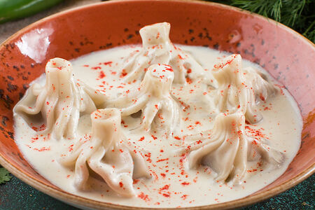 Мини-хинкали с телятиной