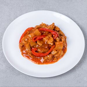 Свинина в кисло-сладком соусе   