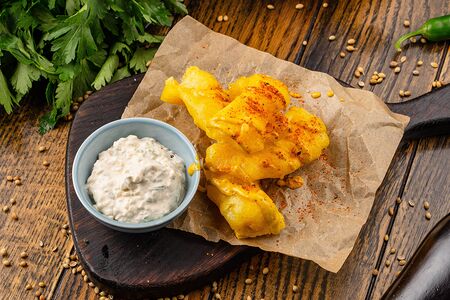 Треска в панировке Амба куркума