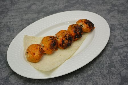 Шашлык из шампиньонов