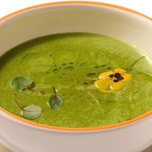 Крем-суп со шпинатом